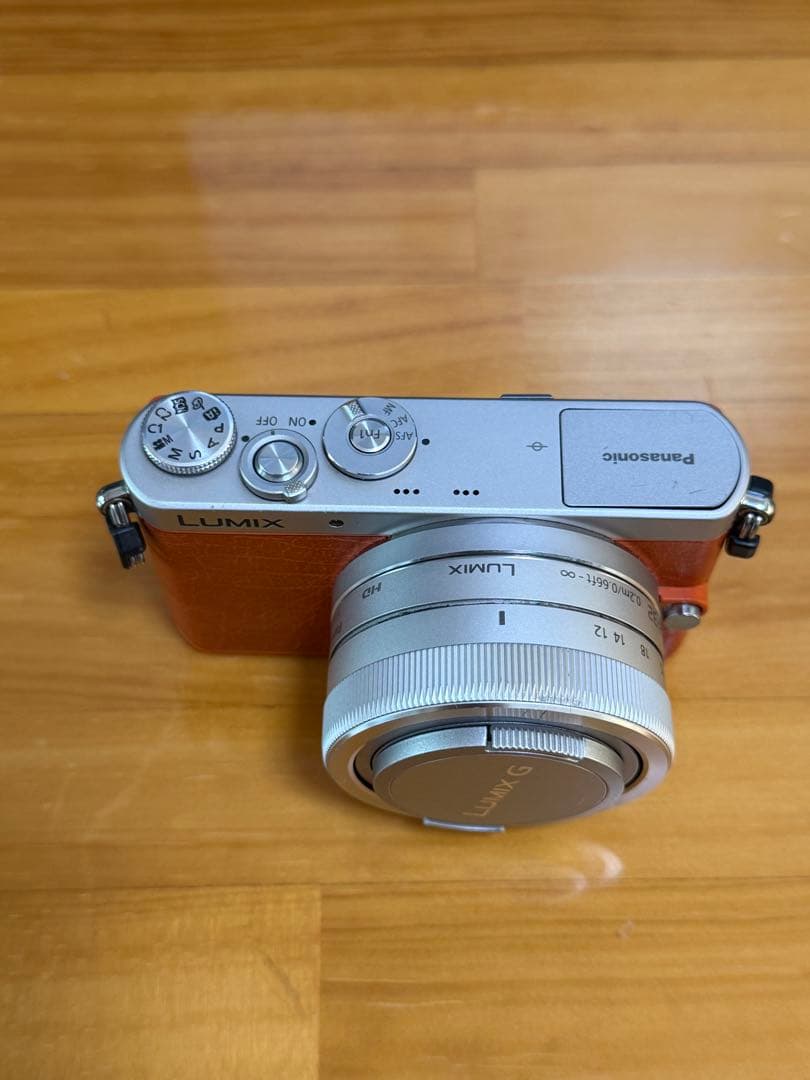 LUMIX DMC-GM1 オレンジ　カメラキット+H-PS45175レンズ