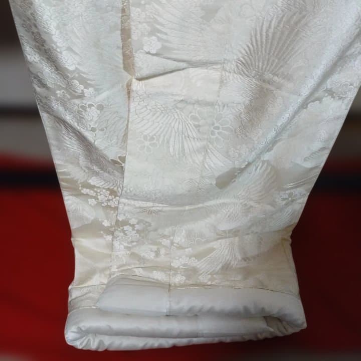 白無垢 たいへん愛でたい松竹梅に鶴の柄J