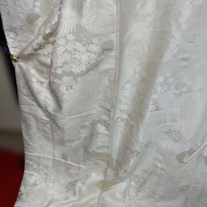 白無垢 たいへん愛でたい松竹梅に鶴の柄J