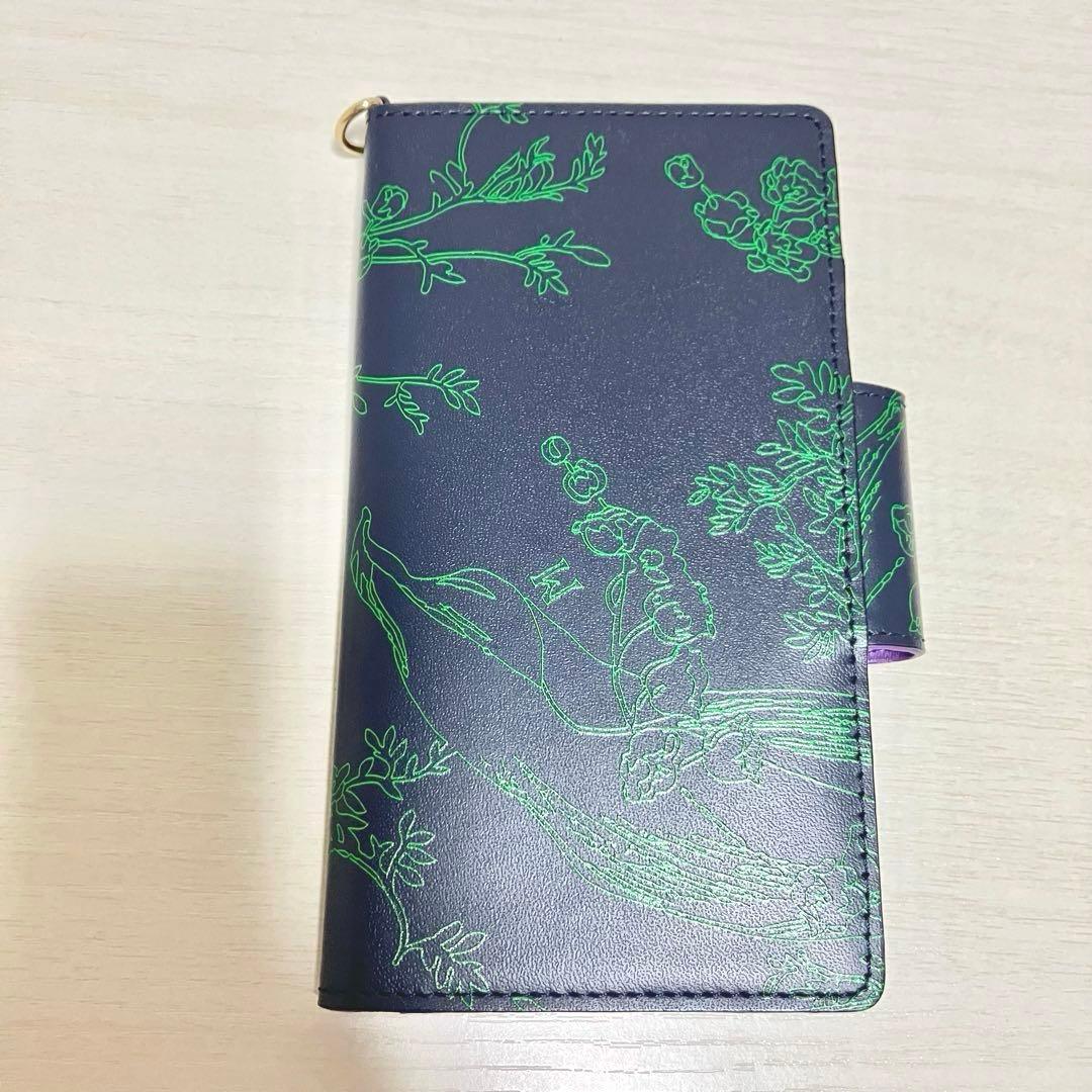 未使用⭐️MUVEIL すずらん 手帳型 カード入れ＆ミラー付き スマホケース