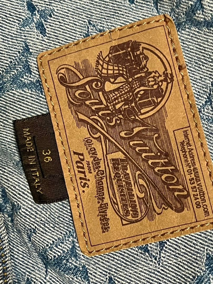 ルイビトンモノグラムデニムジャケッ