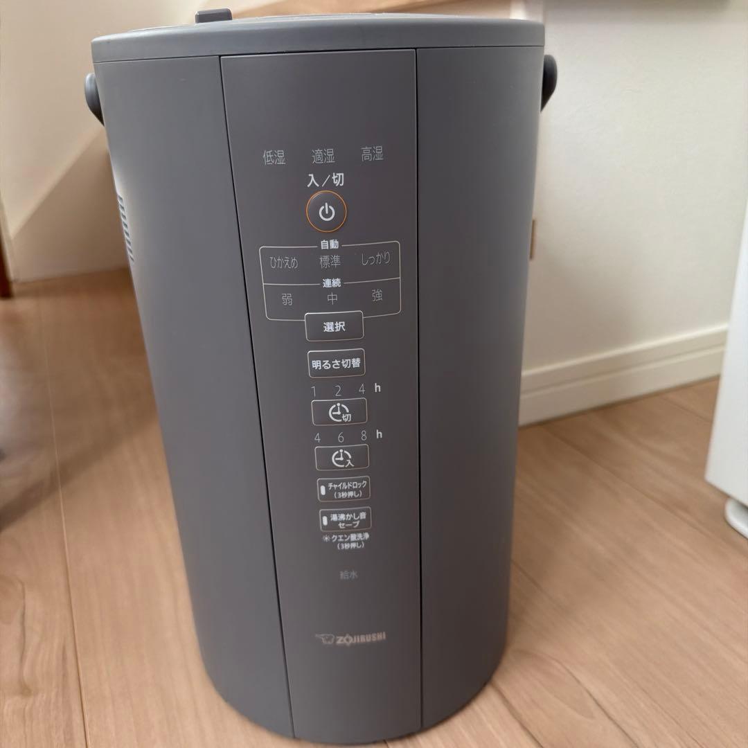 象印 スチーム式加湿器 4L グレー EE-DC50