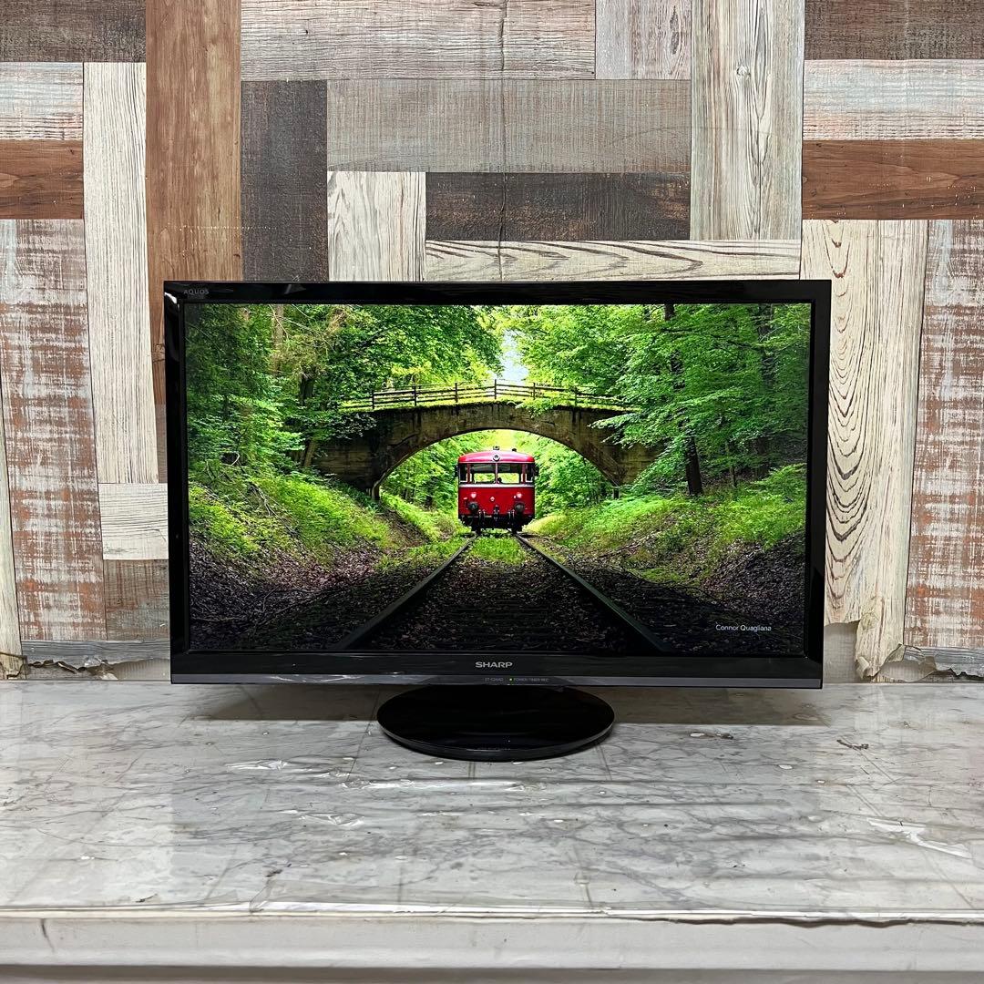即日受渡❣️全国送料込シャープAQUOS24型TV裏番組録画可能Wチューナー搭載