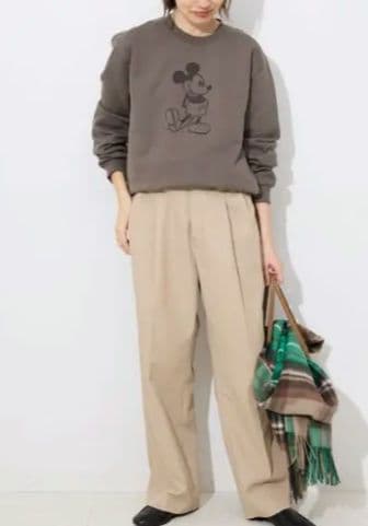 +81BRANCA/ハチイチブランカ SLOBE別注 ミッキースウェット