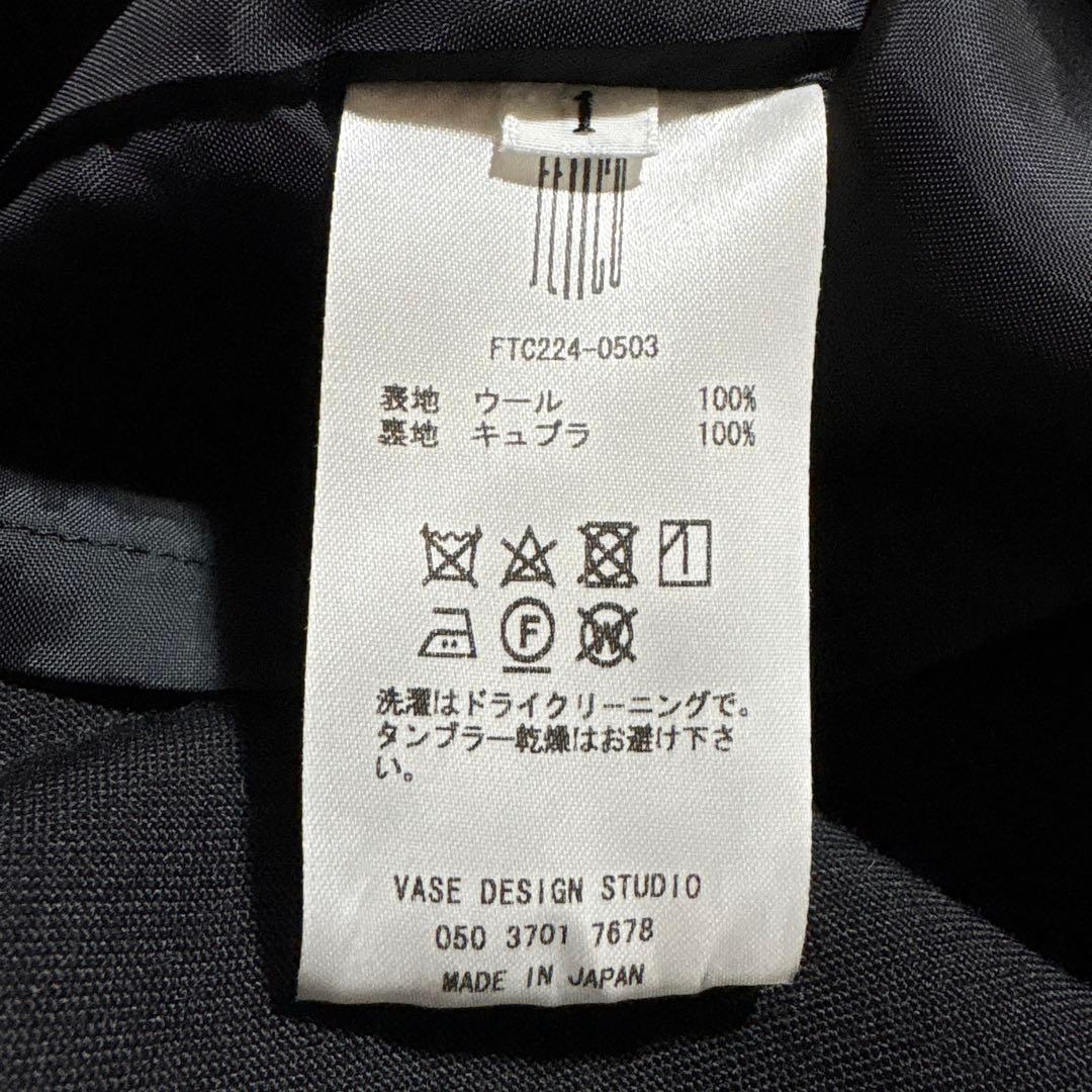 美品　フェティコ 5万円　立体 フリル ミニ スカート　黒　日本製　光沢　可愛い