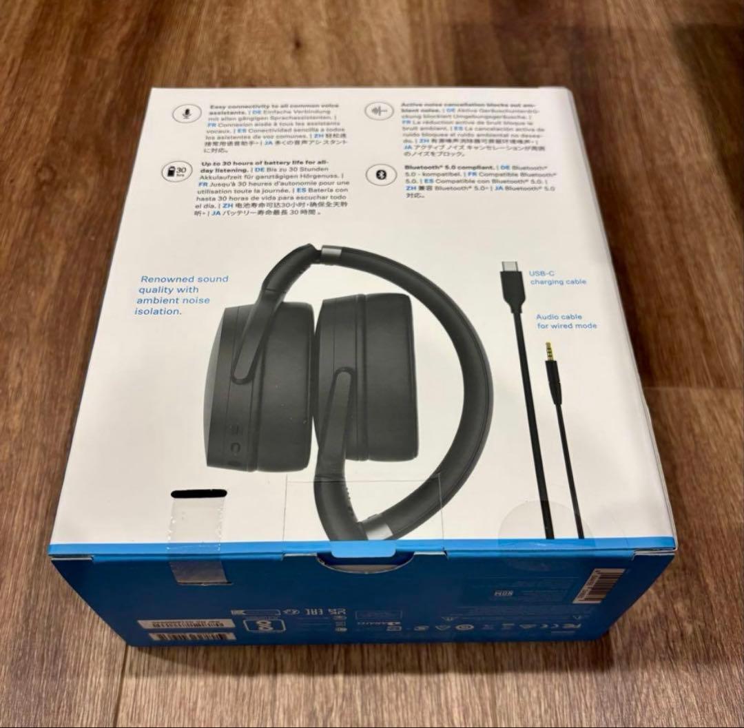 Sennheiser HD450BTワイヤレスヘッドホン ブラック 新品未開封