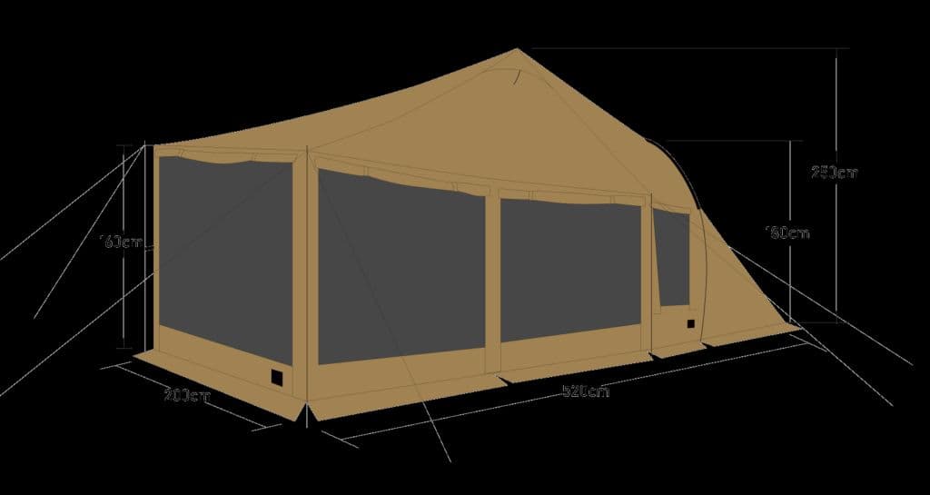 WAL3 テント グレージュ RATEL WORKS ラーテルワークス