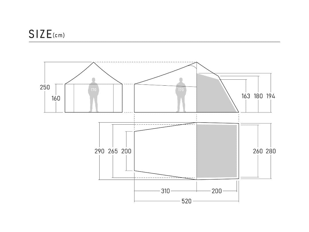 WAL3 テント グレージュ RATEL WORKS ラーテルワークス