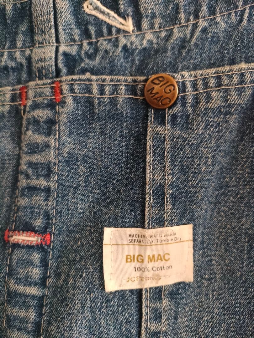 パンツ 1970s BIGMAC Square Bak overalls