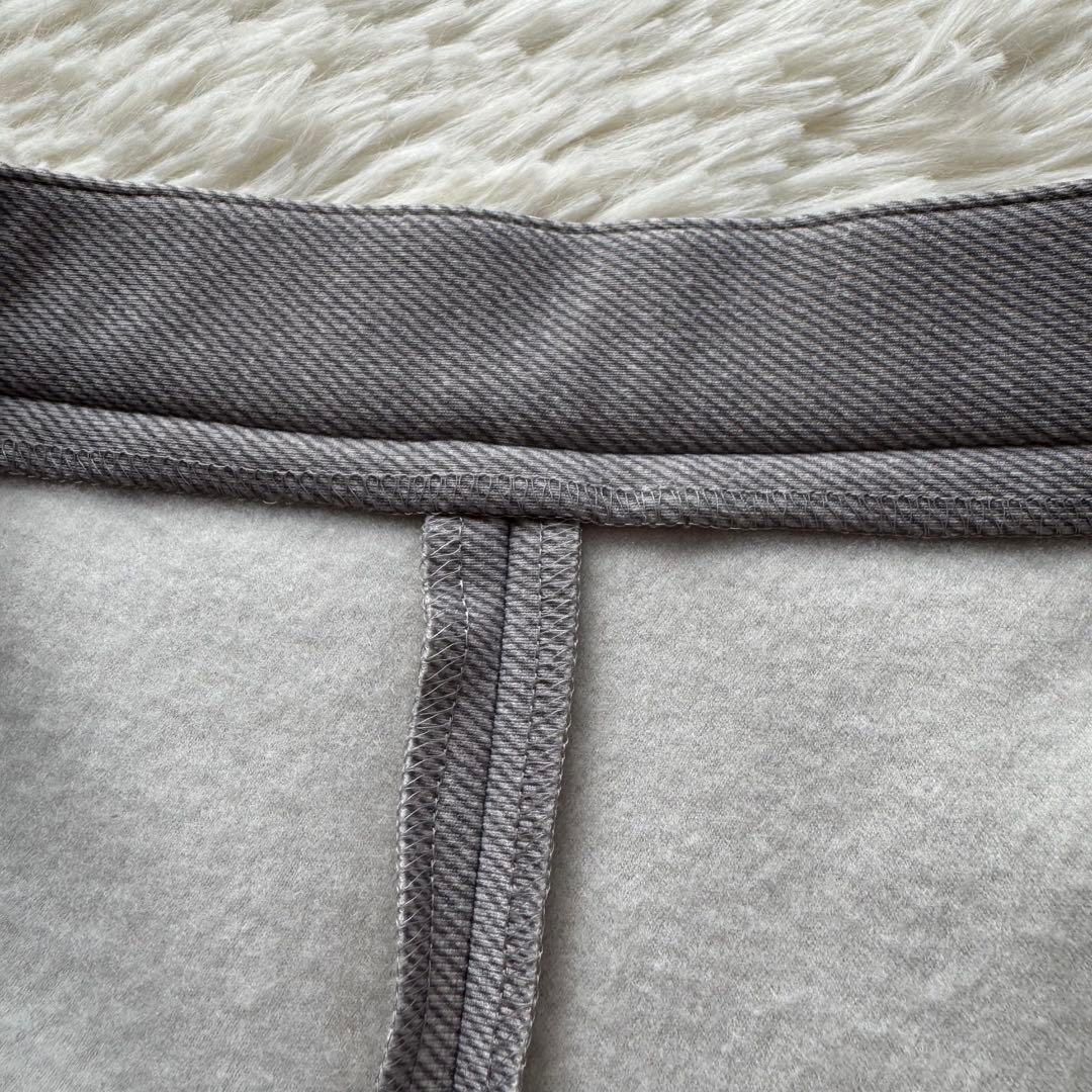 M'S GRACY 【新品】リボン付♡ あったか*裏起毛パンツ グレー 38