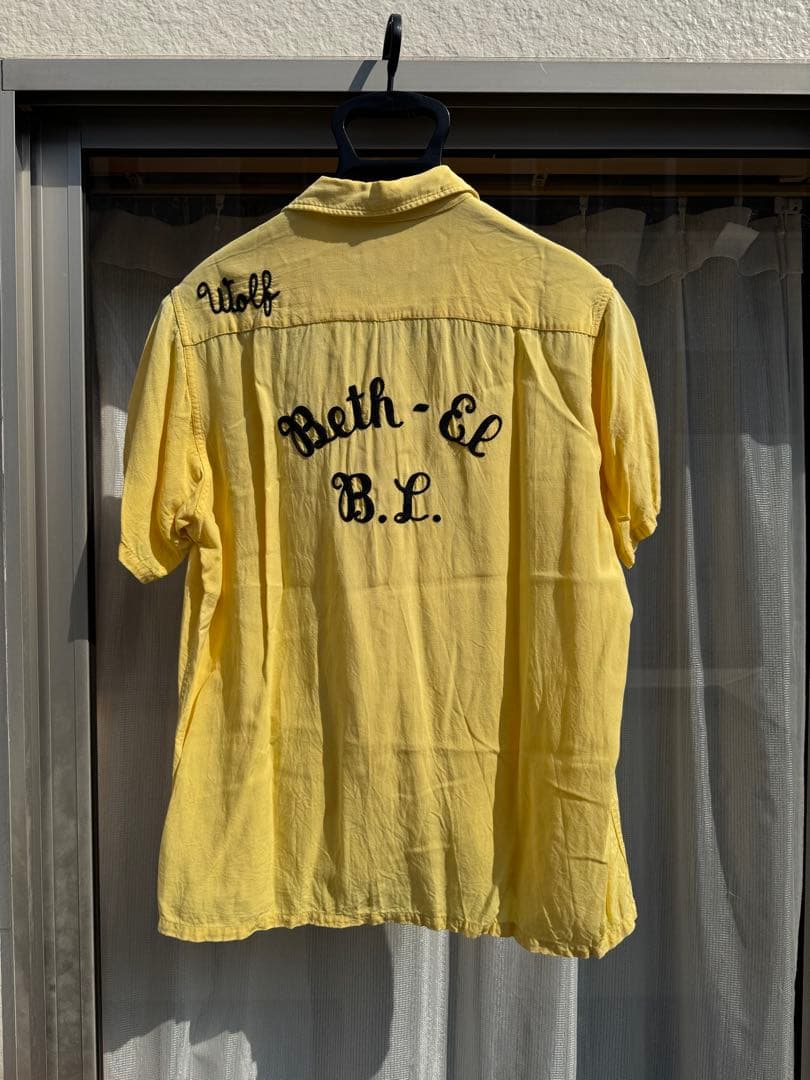 よ 70's レーヨン ボーリングシャツ