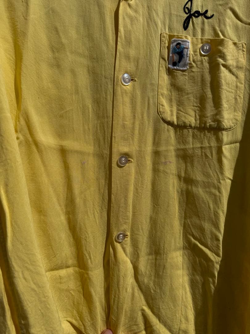 よ 70's レーヨン ボーリングシャツ