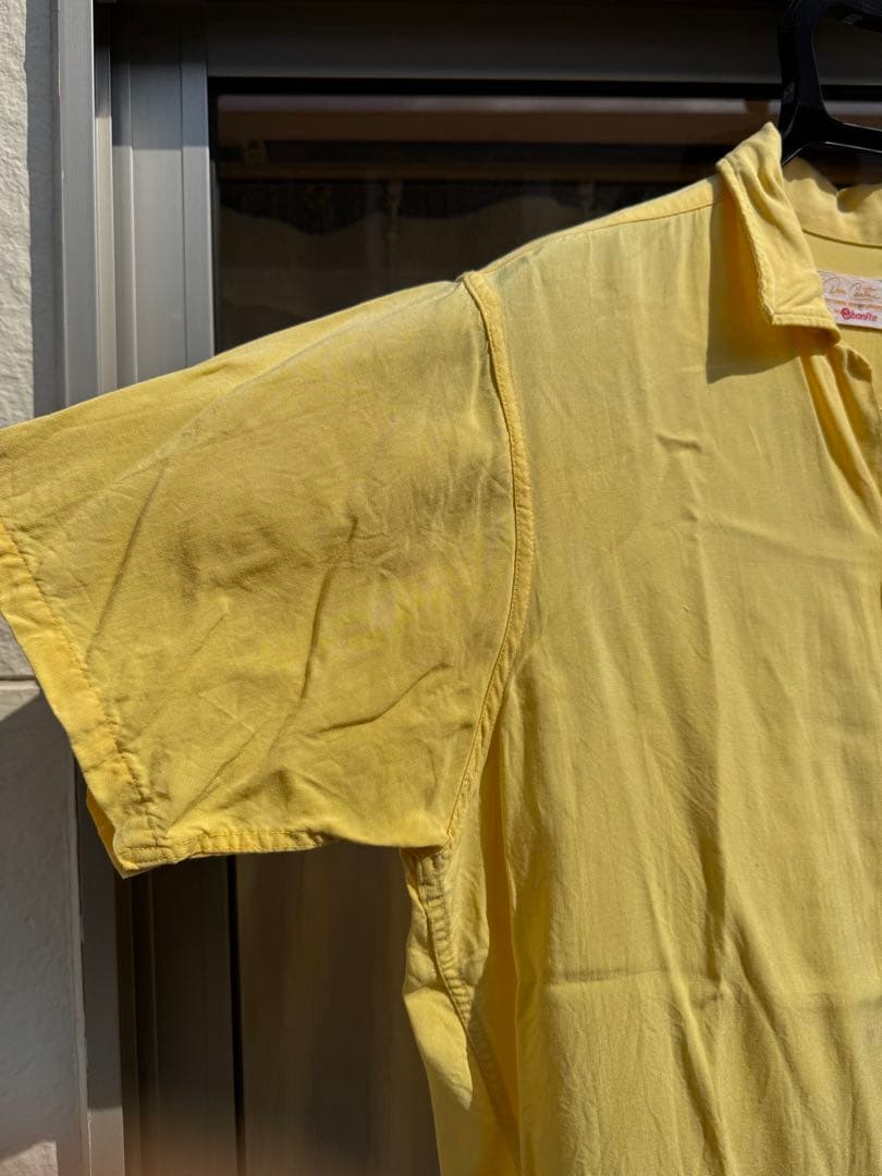 よ 70's レーヨン ボーリングシャツ