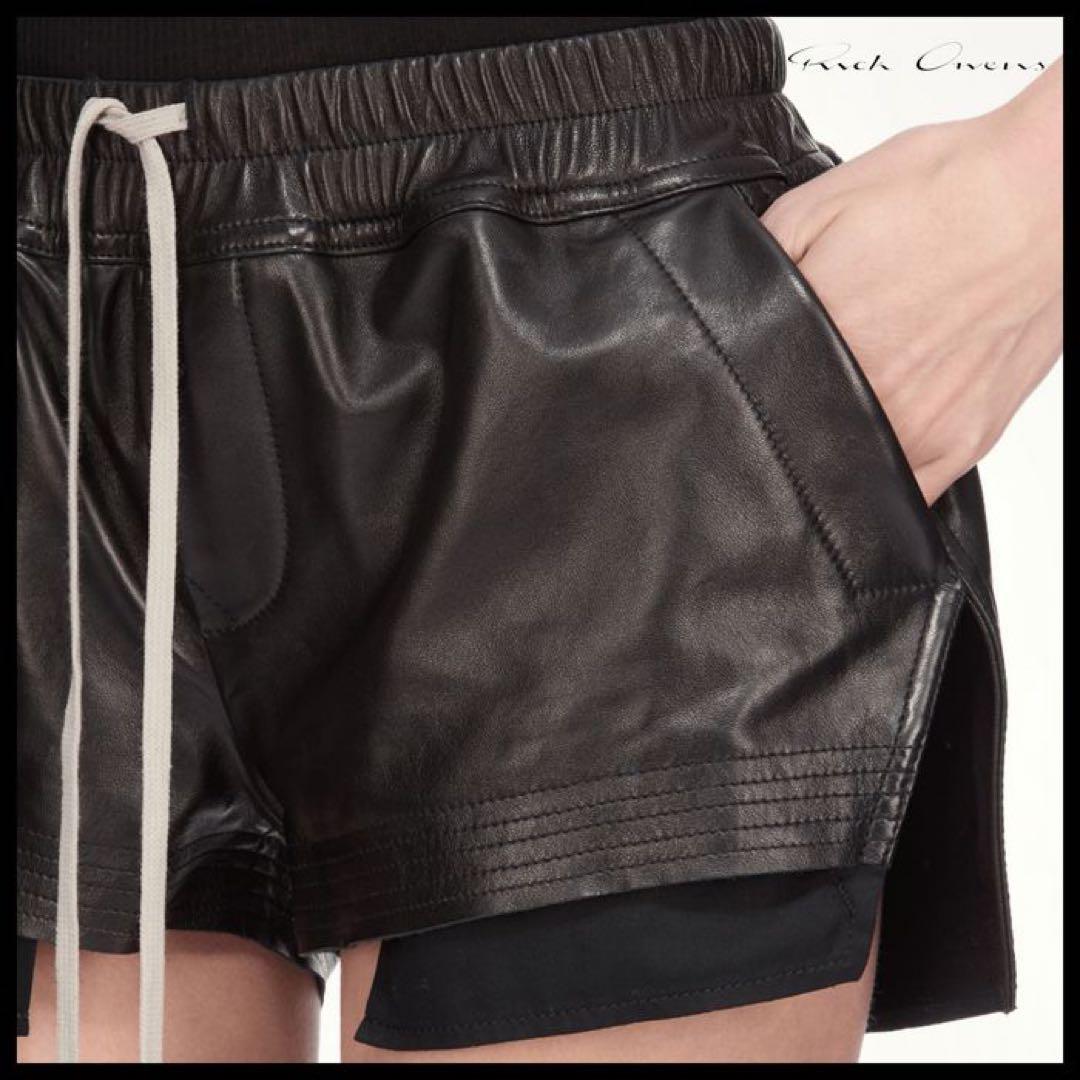 a様　Rick Owens FOG Boxers Black Shorts
