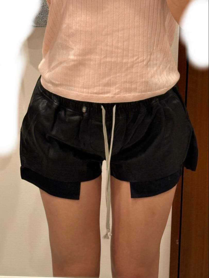 a様　Rick Owens FOG Boxers Black Shorts