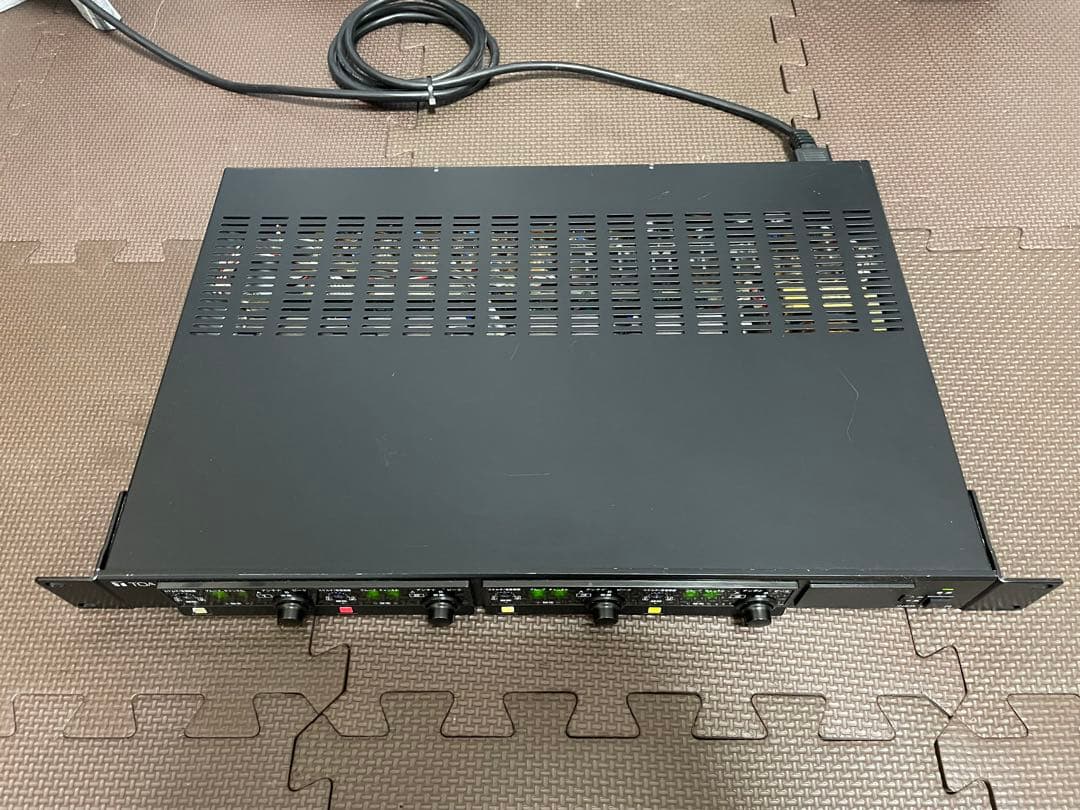 美品 動作確認済 TOA ワイヤレスチューナー WT-1824 4波実装 受信機