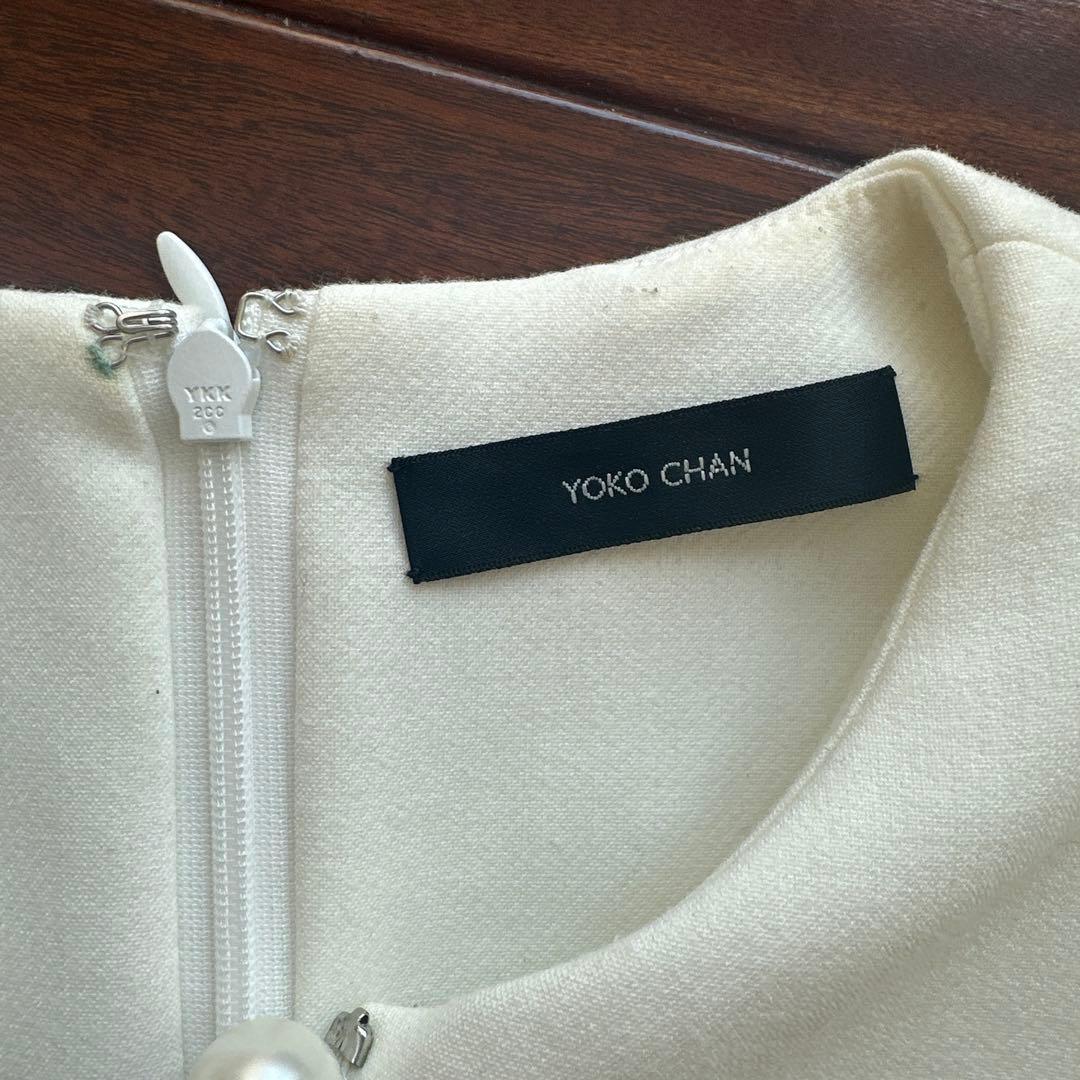 YOKO CHAN ホワイト チュニック ブラウス　38