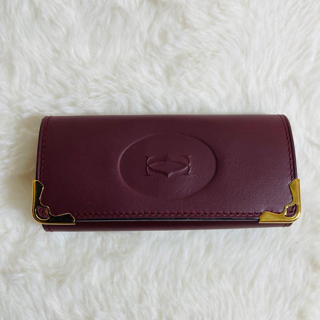 新品未使用 カルティエ マスト レザー 4連キーケース　おしゃれ