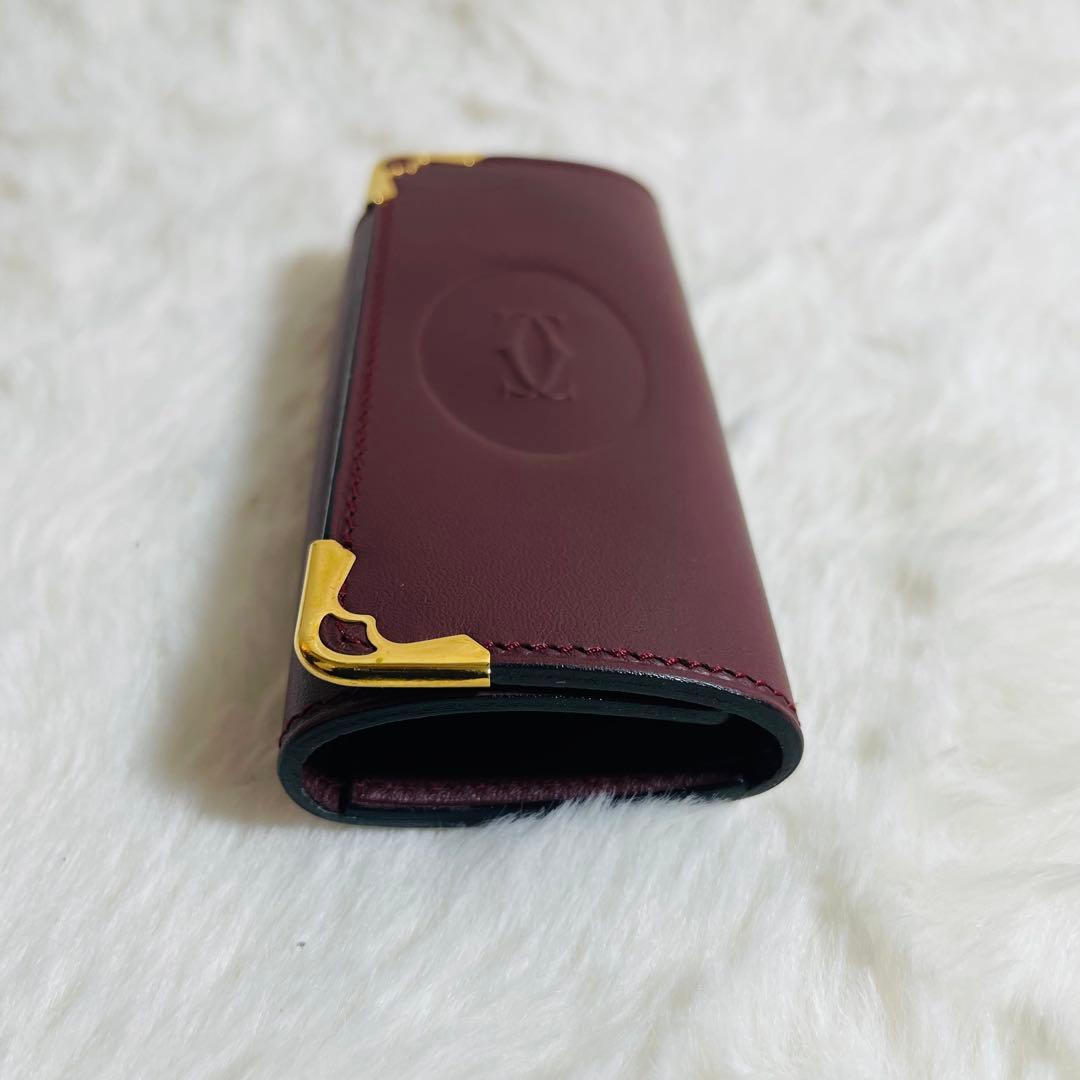 新品未使用 カルティエ マスト レザー 4連キーケース　おしゃれ