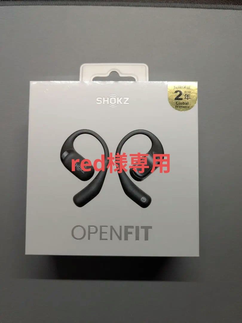 SHOKZ OPENFIT ブラック ワイヤレスイヤホン