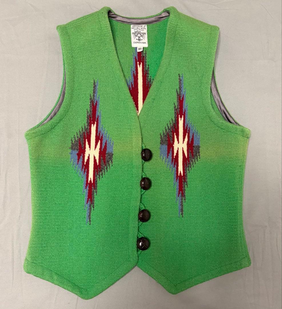 ORTEGA'S チマヨ　ベスト　グリーン