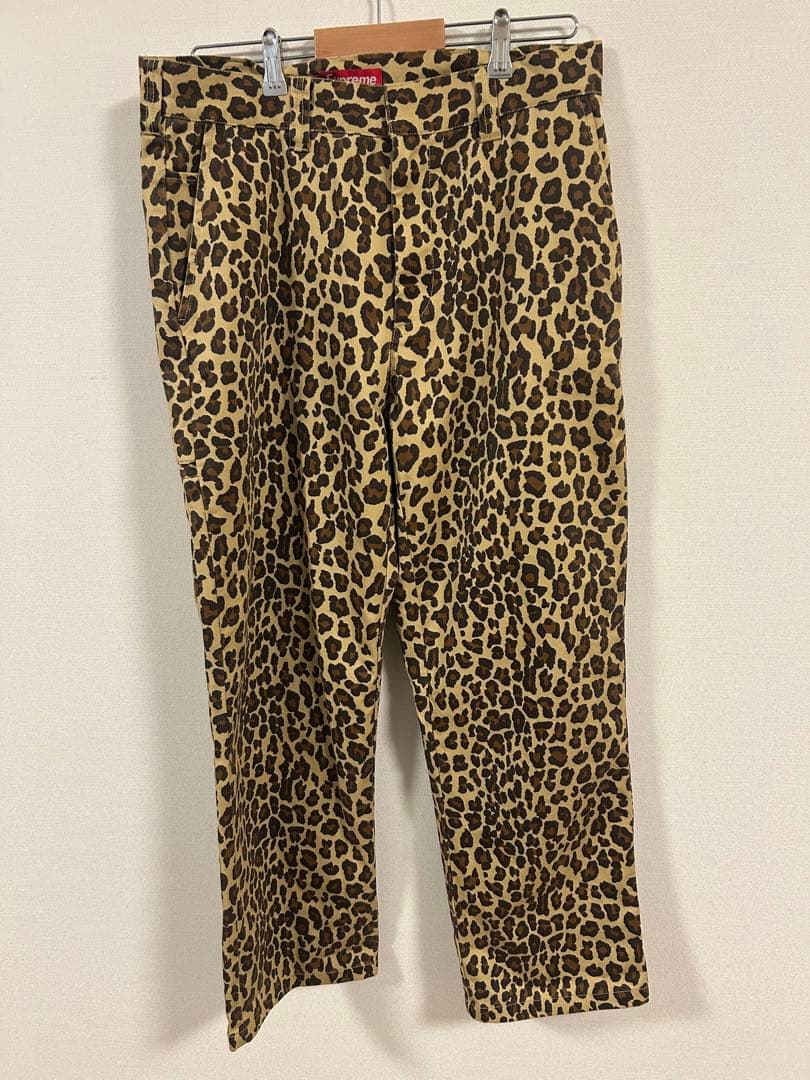 パンツ Supreme Toy Machine Work Pant Leopard 32