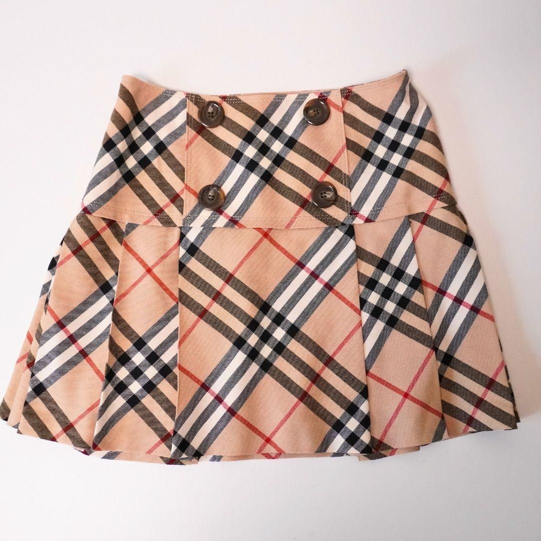 専用 バーバリーブルーレーベル ノバチェック プリーツスカート