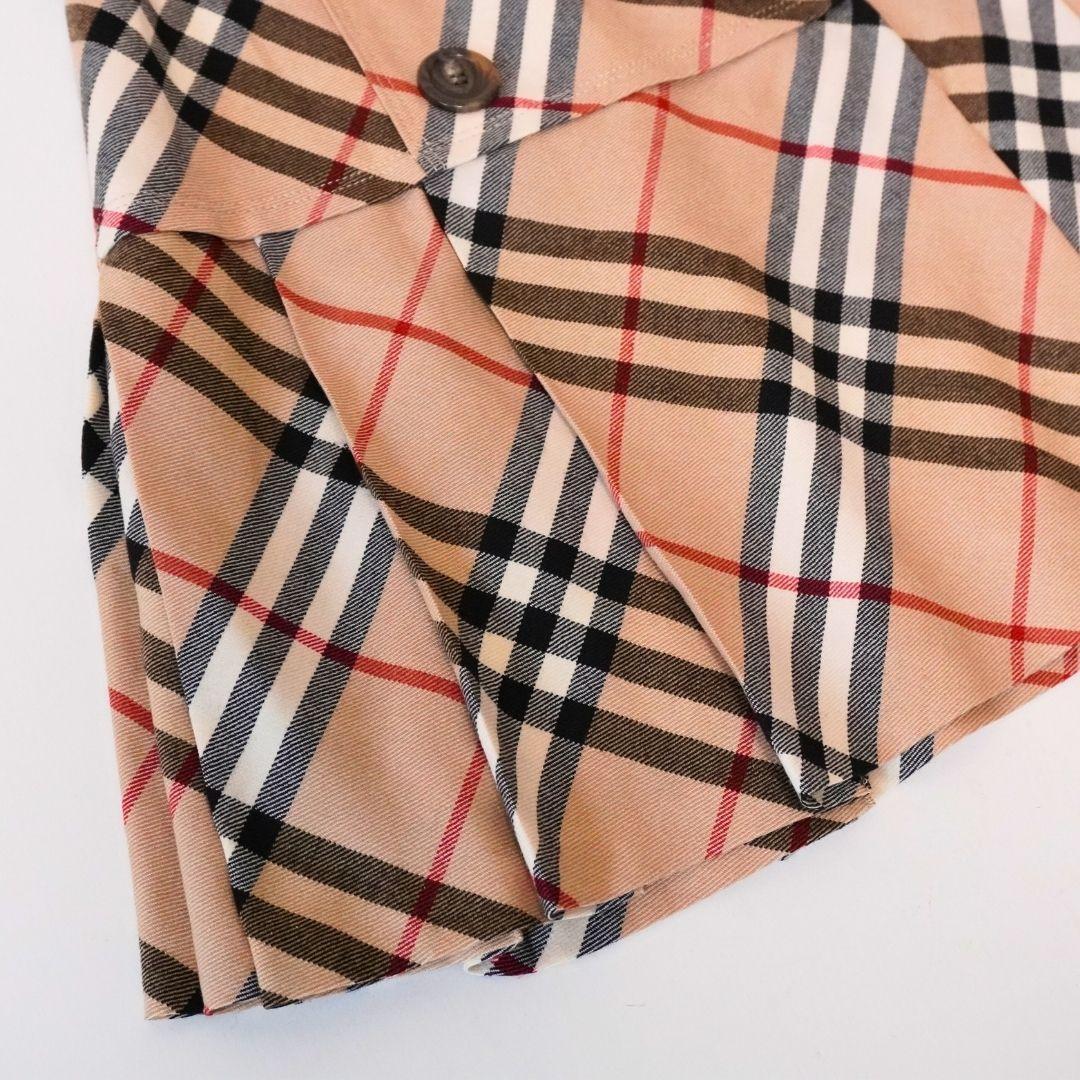 専用 バーバリーブルーレーベル ノバチェック プリーツスカート