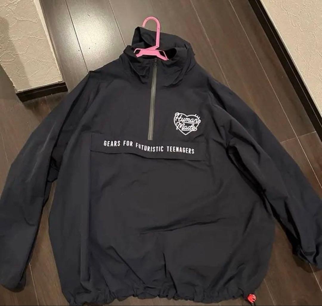 ジャケット・アウター HUMAN MADE 22FW HALF-ZIP ANORAK NAVY 2XL