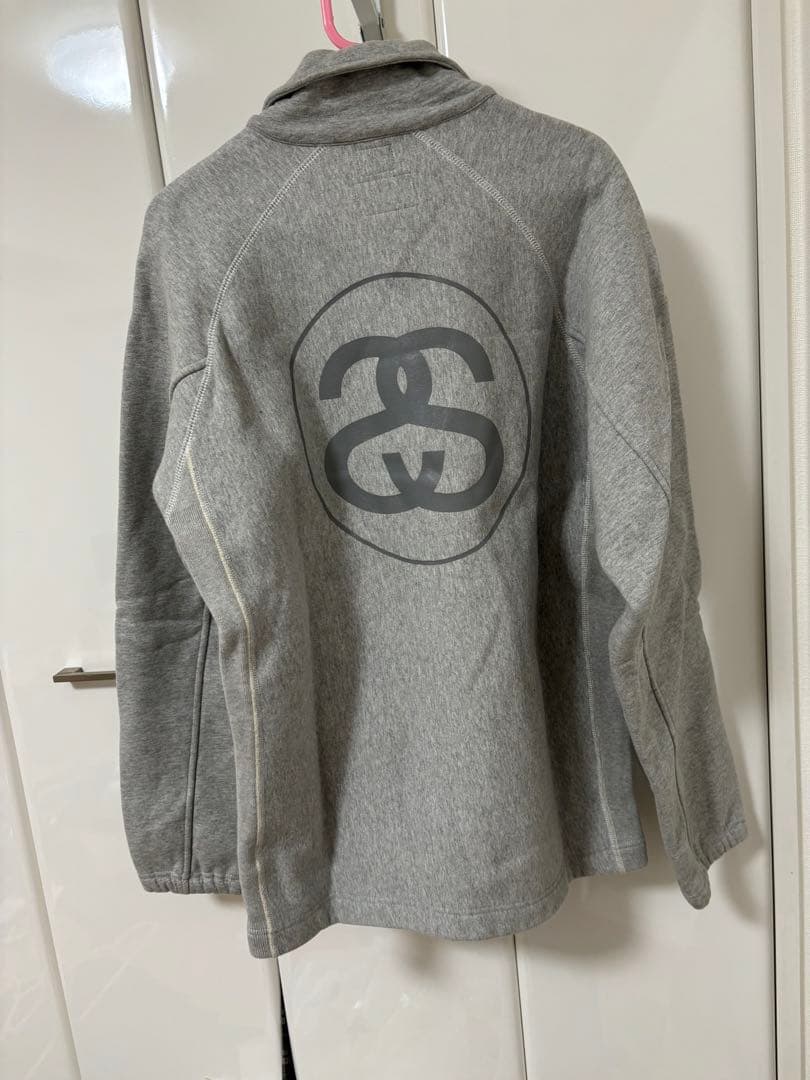 STUSSY×Championビッグプリントカバーオール　ステューシー　リバース