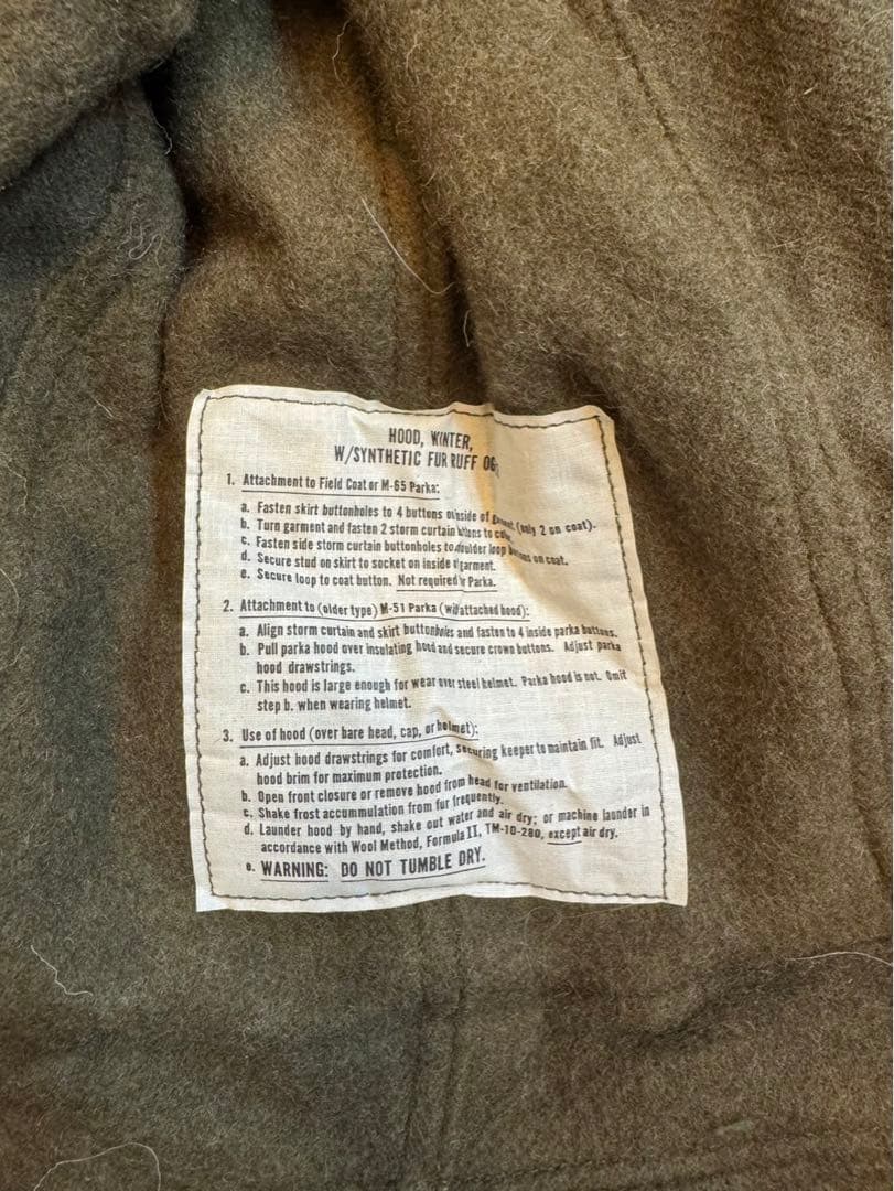 NOSデッドストック70s M-65ベースボールライナーフルセットモッズコート