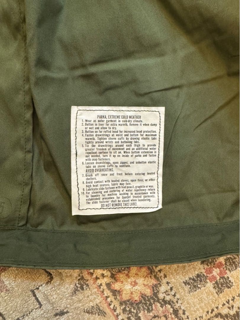 NOSデッドストック70s M-65ベースボールライナーフルセットモッズコート