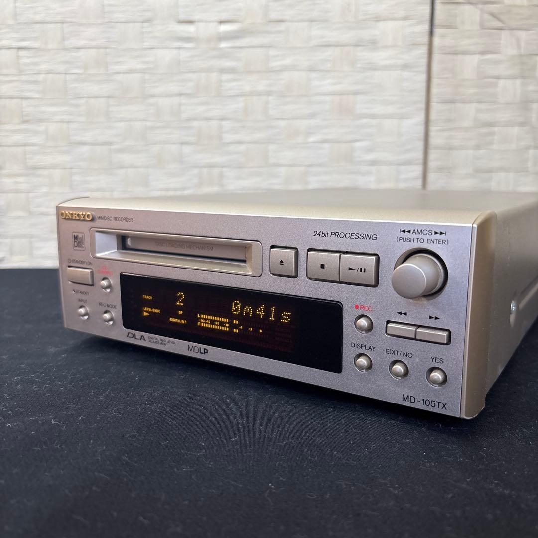 め5 ONKYO オンキヨー MD-105TX　MDLP対応MDレコーダー