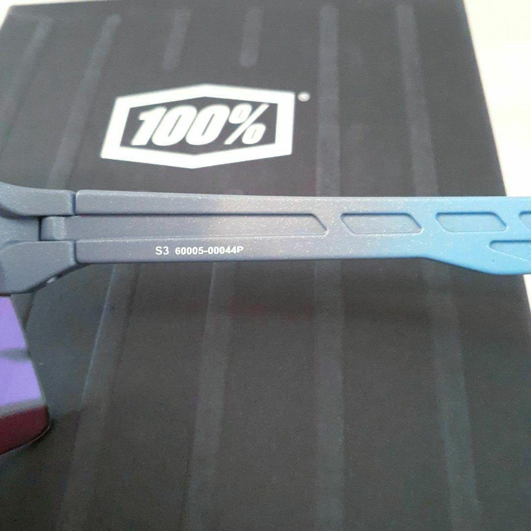 新モデル 100% S3 サテンストーム パープル ワンハンドレッド サングラス