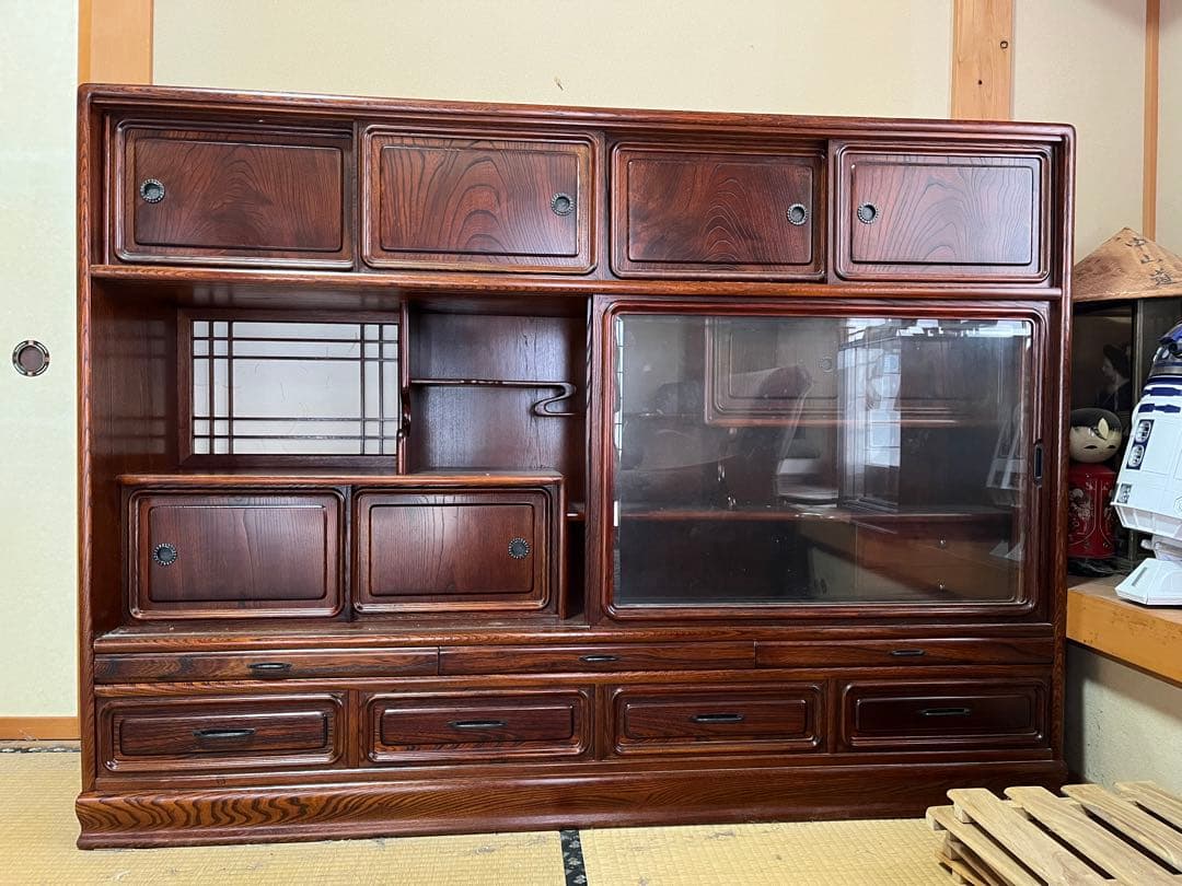 茶箪笥 アンティーク家具 和風棚