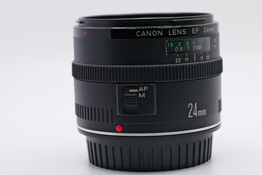 【完美品】Canon EF 24mm f/2.8 広角レンズ