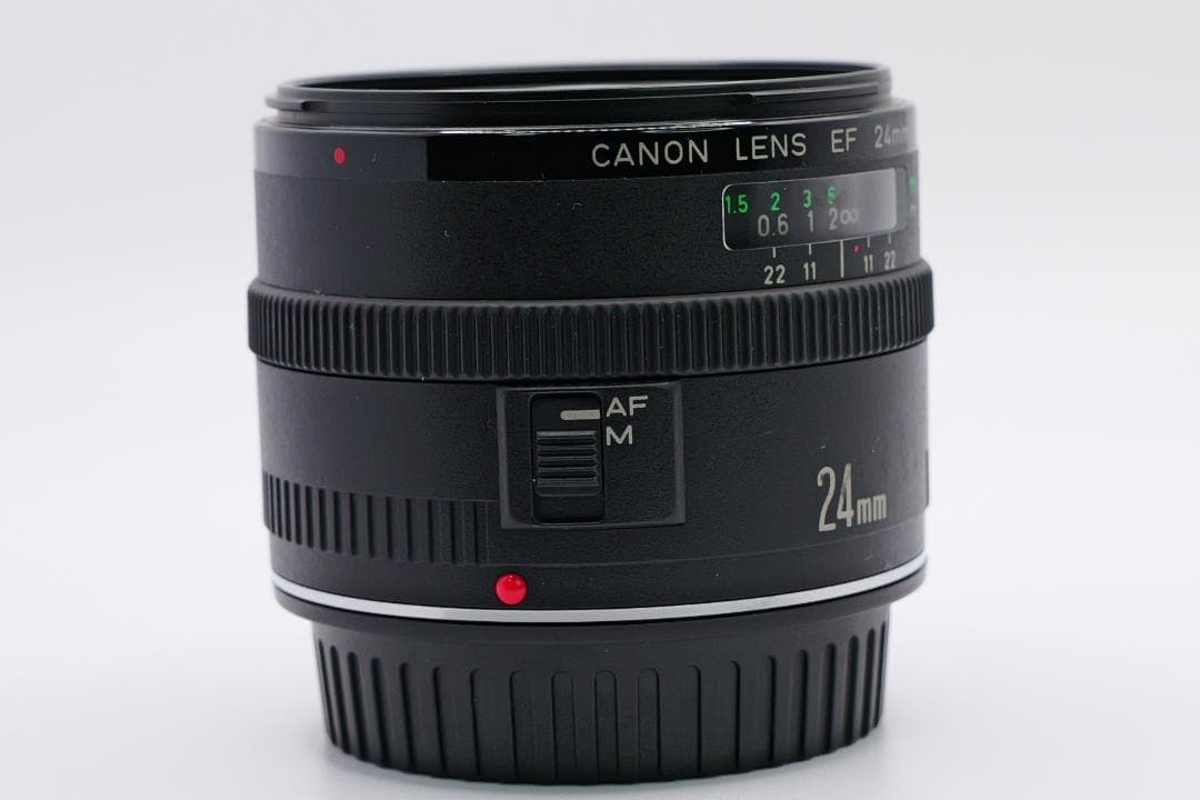 【完美品】Canon EF 24mm f/2.8 広角レンズ