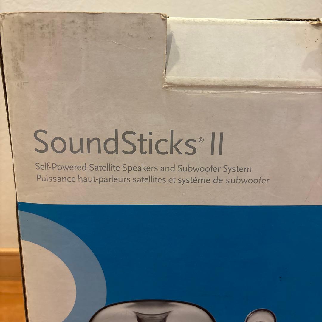 sound sticks Ⅱ スピーカー　ウーファー　箱付き　完品