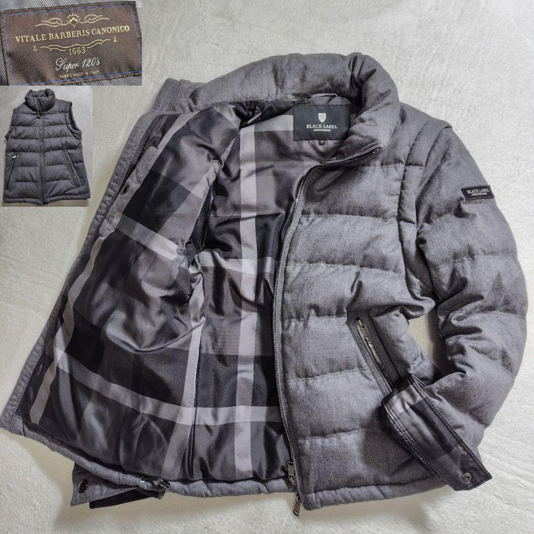 2way ブラックレーベルクレストブリッジ　ダウン　カノニコ　ホワイトグース