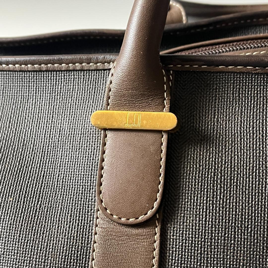 dunhill ダンヒル ボストンバッグ 旅行バッグ 出張 大容量　②