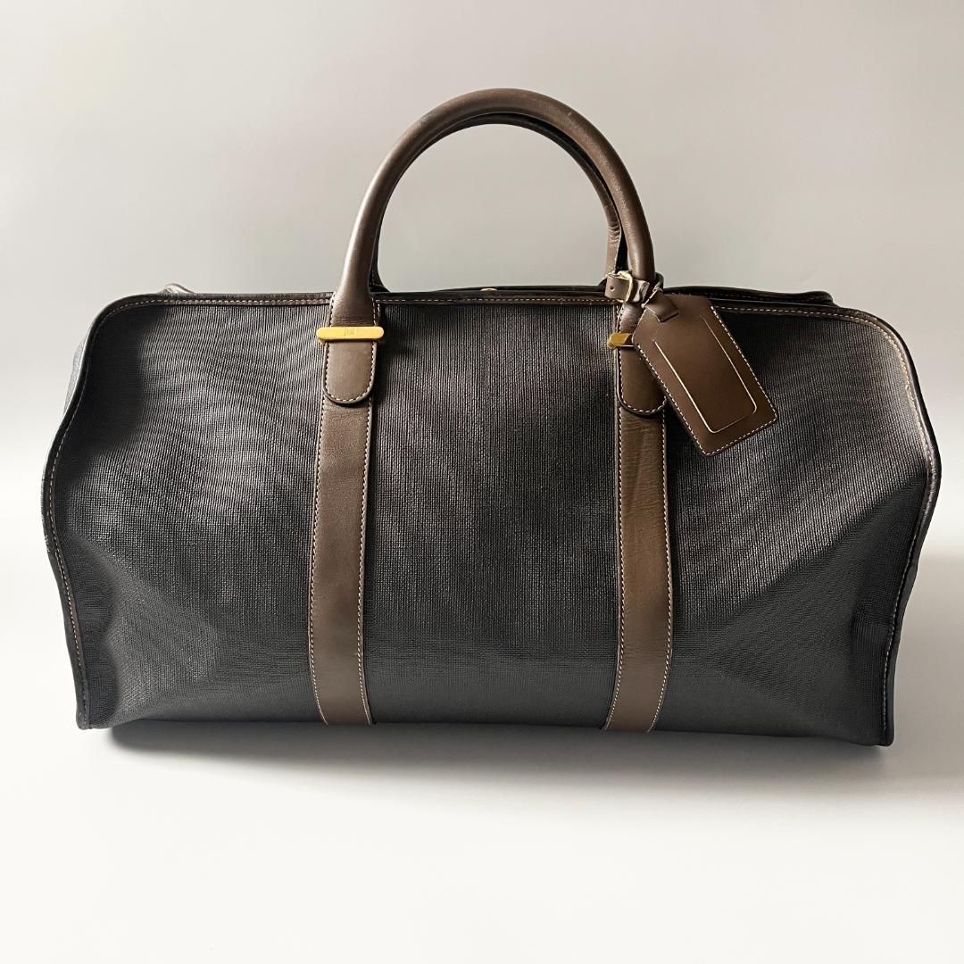 dunhill ダンヒル ボストンバッグ 旅行バッグ 出張 大容量　②