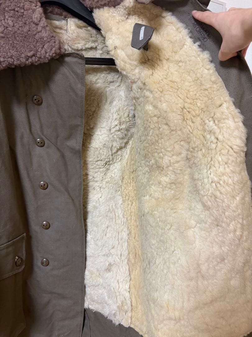 マ*ク様 40s スウェーデン軍 M1909 シープスキンコート ヴィンテージ