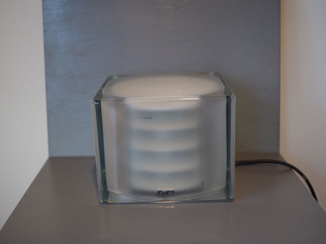 2000`s ポストモダン　ガラス　ランプ