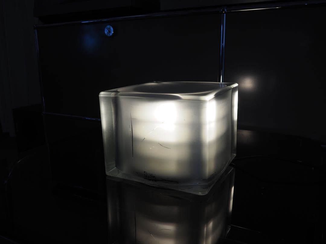 2000`s ポストモダン　ガラス　ランプ