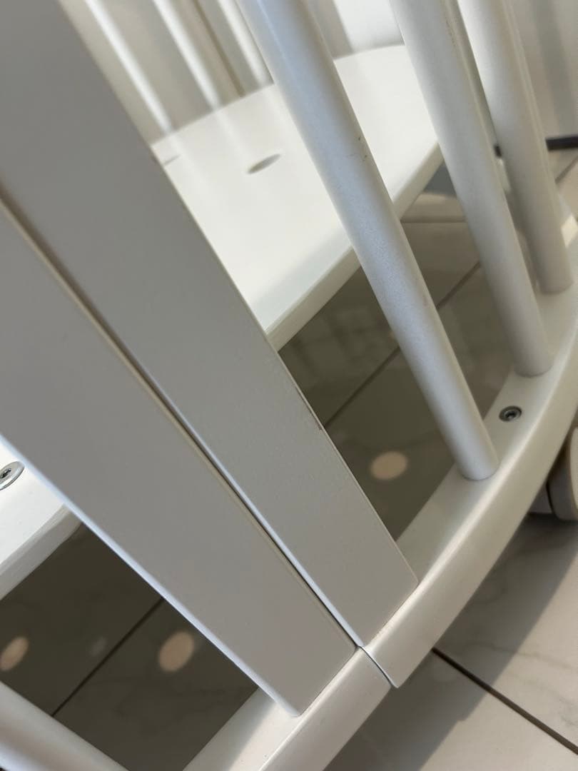 STOKKE ベビーベッド マットレス　シーツ　メッシュライナー付き