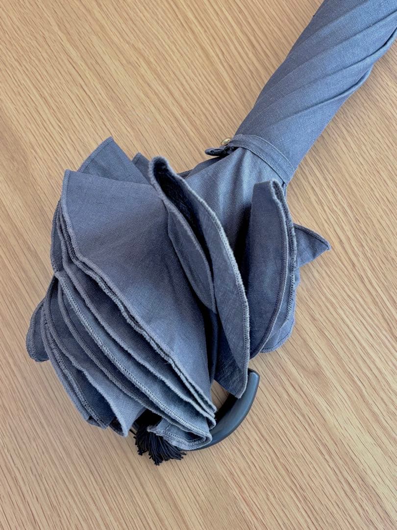 KiwandaKiwanda フリル日傘 B.B. Linen 47cm