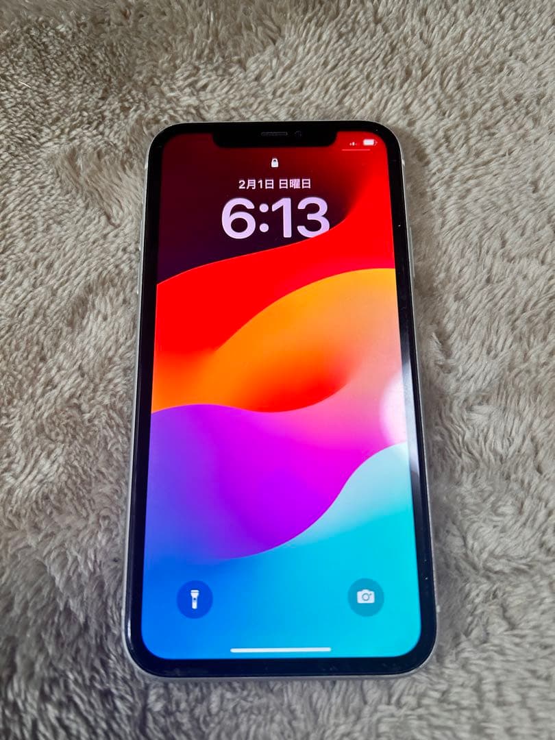 Apple iPhone11 本体 ホワイト128GB フィルム・iface