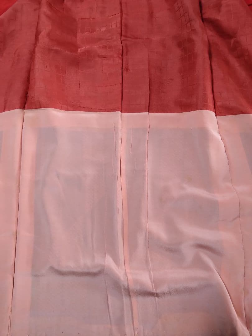 アンティーク　矢絣　紫　正絹　袷　着物　大正ロマン