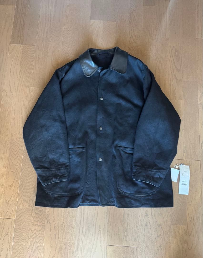 comoli 24aw デニムレザーワークジャケット 1