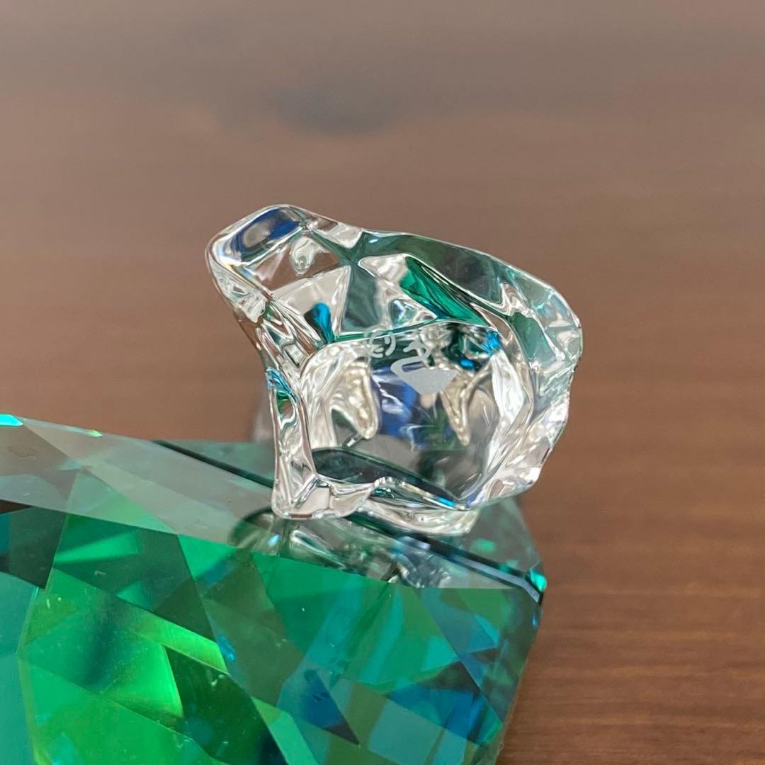 SWAROVSKI スワロフスキー クリスタル 孔雀 クジャク 置物